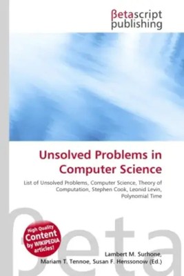 Unsolved Problems in Computer Science Lambert M. Surhone (u. a.) Taschenbuch