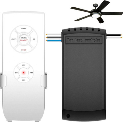 Kit De Control Remoto Universal Para Ventilador Techo 3 En 1 Temporizador De Luz