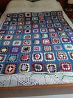 couverture ou plaid granny au crochet Neuve