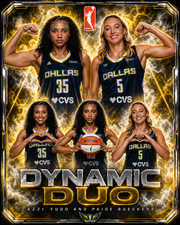 2026 Azzi Fudd, Paige Bueckers Dynamic Duo Dallas Wings 8x10 GLOSSY PHOTO WNBA