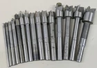 Vintage Cleveland Counterbore Cutters / Reamers 4 Flute 3/16"-1" Lot Of 15 USA