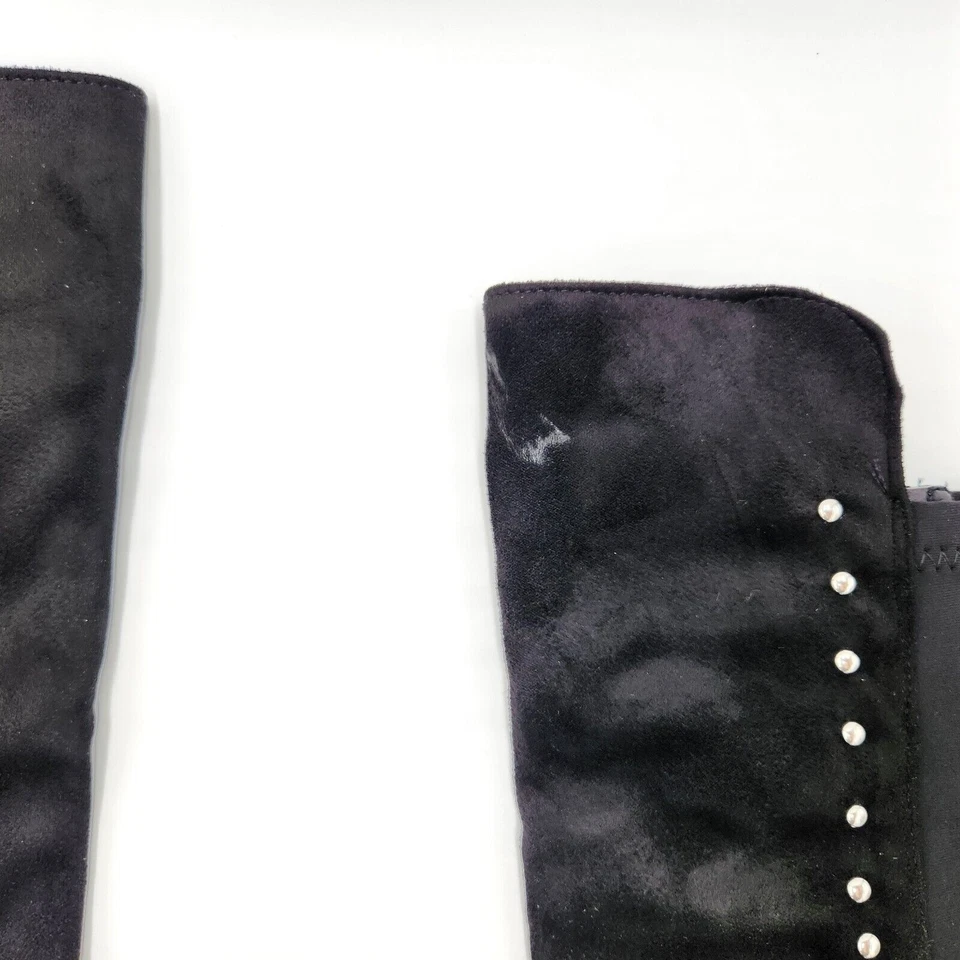 Olivia Miller Women Black Vegan Microsuede Andrea Knee High Boots Size 8 - Image 2 of 4