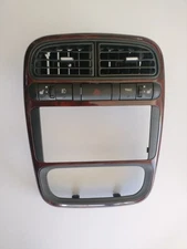 🔥2001-2002 Saturn L200 L300 Woodgrain Radio Vent Bezel Center Dash Trim OEM