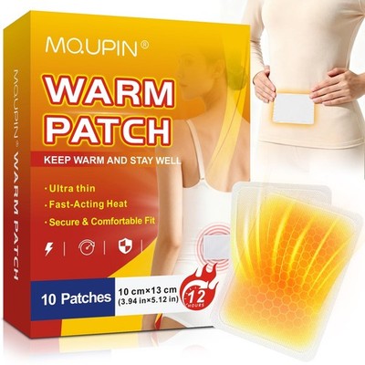 MQUPIN Deep Heat Patches, 10 Stück ultradünne Pads für Rücken & Grün 