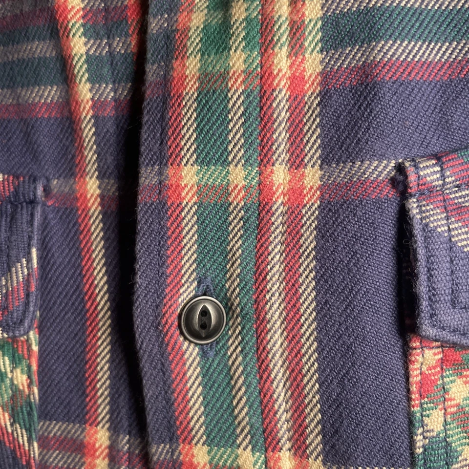 VISVIM F.I.L Cubism Flannel Shirt Made In Japan Sz 1 Small 100% Cotton Plaid - Image 2 of 4