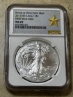2017-W Eagle ASE S$1 ✪ NGC MS70 GRADE ✪ 1oz FINE SILVER ✪ First Releases