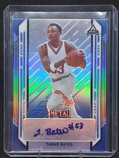 2021-22 LEAF METAL TAMAR BATES ROOKIE AUTOGRAPH BLUE RAINBOW RC AUTO LIMITED /50