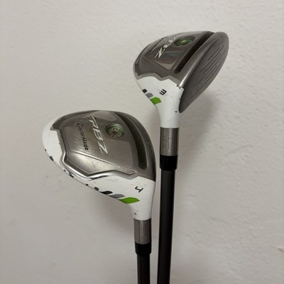 Taylormade RBZ Rocketballz Hybrid Set (3  & 4) RH Reg-Flex 65g Graphite Shafts