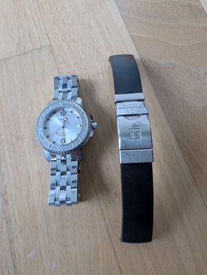 Taucheruhr Edelstahl Vintage Tissot Seastar 660 / 1000 Herrenuhr 41mm Saphir