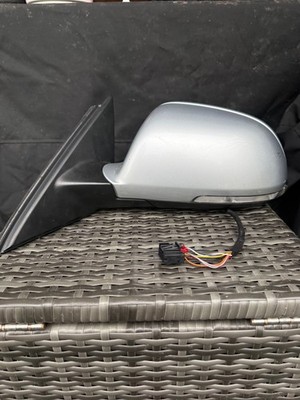 SKODA SUPERB MK2 2010 PASSANGER SIDE LEFT POWER FOLD WING MIRROR SILVER #907