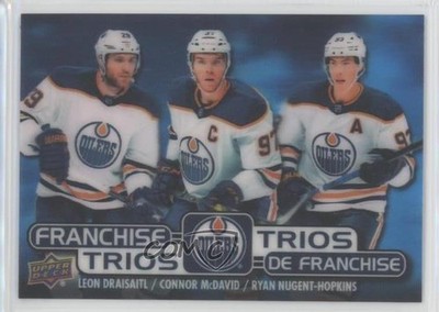 2020-21 Tim Hortons Collector's Series Connor McDavid Leon Draisaitl #T-1 0q4m