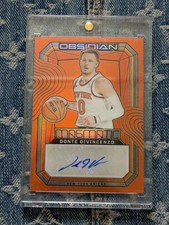 2023-24 Panini Obsidian Donte Divincenzo Magmatic Signatures 20/75 Knicks