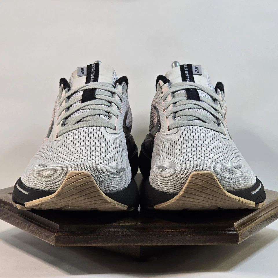 Brooks Adrenaline GTS 22 Running Shoes Womens Size 10 Gray Black Road 120353 - Image 3 of 4