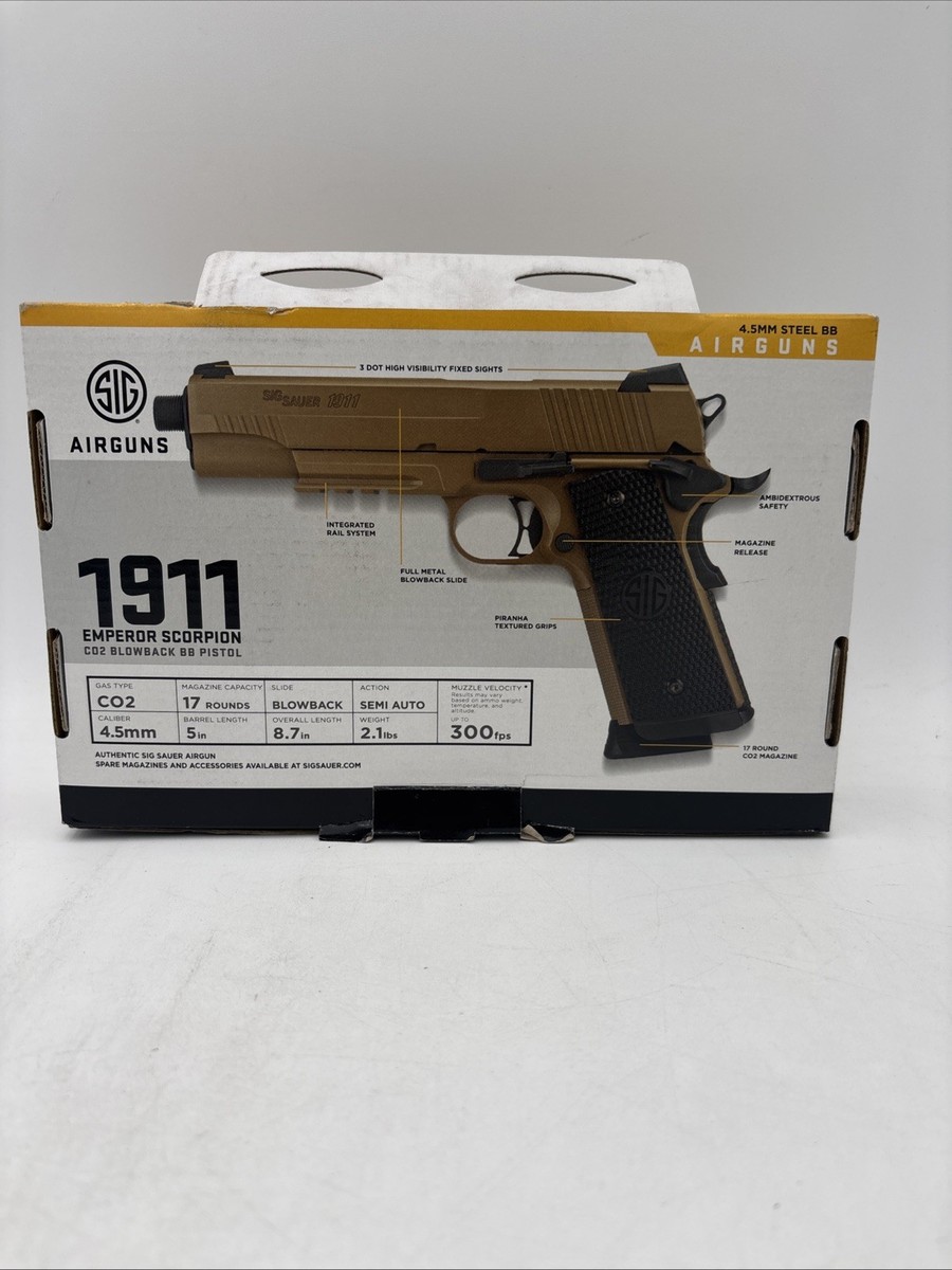 SIG SAUER 1911 Emperor Scorpion CO2 Blowback 4.5mm BB Semi-Auto