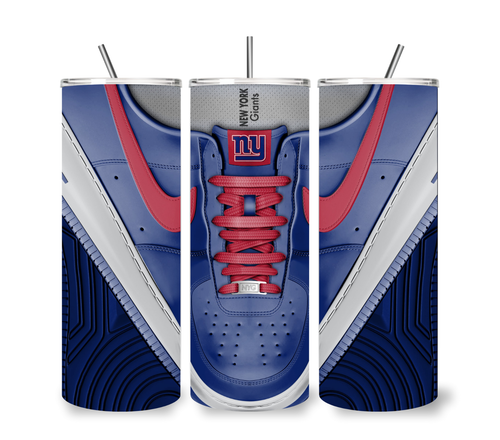 Football 20 OZ STAINLESS STEEL TUMBLER CUP +LID/STRAW - Picture 12 of 17