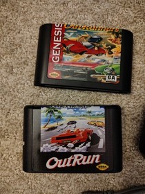 Sega Genesis 1 Console - Black w/ ALL CABLES + 2 GAMES! PLUG N PLAY! NICE!!!