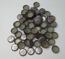 Vintage 100 Silver Coke Coca Cola Bottle Caps -see photos -possibly unused LOT17
