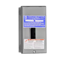 Square D HOM24L70SCP Indoor Main Lug Load Center 70A 2-Spaces 4-Circuits