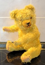 Alter Teddy-Bär mit Brummstimme Gelenke ca 40cm hoch gereinigt