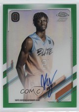 2021-22 Topps Chrome OTE Overtime Elite Green Refractor 73/75 Kok Yat Auto 04tw