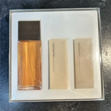 VTG Calvin Klein Cosmetics TRUTH 3 Pc Gift Set 3.4 Oz EDP, Lotion & Shower Gel