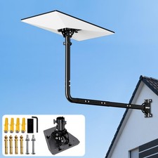 Starlink Gen 3 Pivot Roof Mount, 3 Pipe Adapter Black