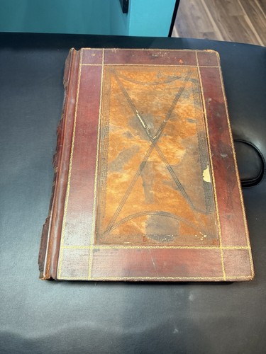 Large Vintage Antique Scrapbook