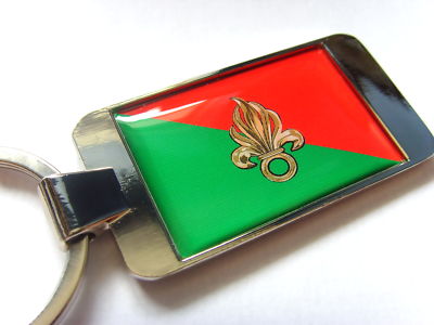 FRANKREICH FRANZÖSISCHE FREMDENLEGION ABZEICHEN SCHLÜSSELANHÄNGER KETTE GESCHENK