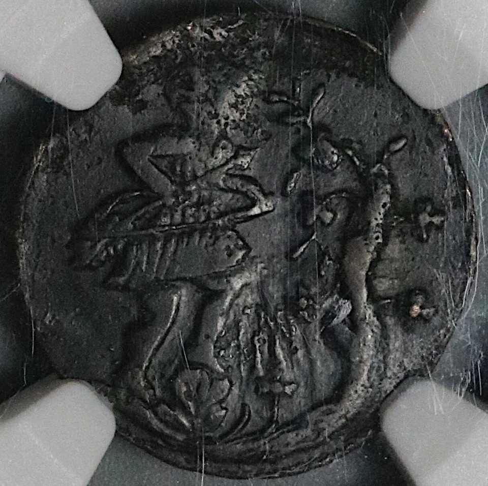 1828 NGC XF Durango Mexico 1/8 Real Octavo Child Bow Arrow Tree Coin (25092201D) - Image 2 of 4