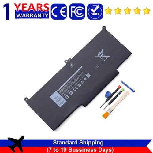 F3YGT Battery For Dell Latitude 12 7000 7280 7290 13 7000 7380 7390 E7390 E7490