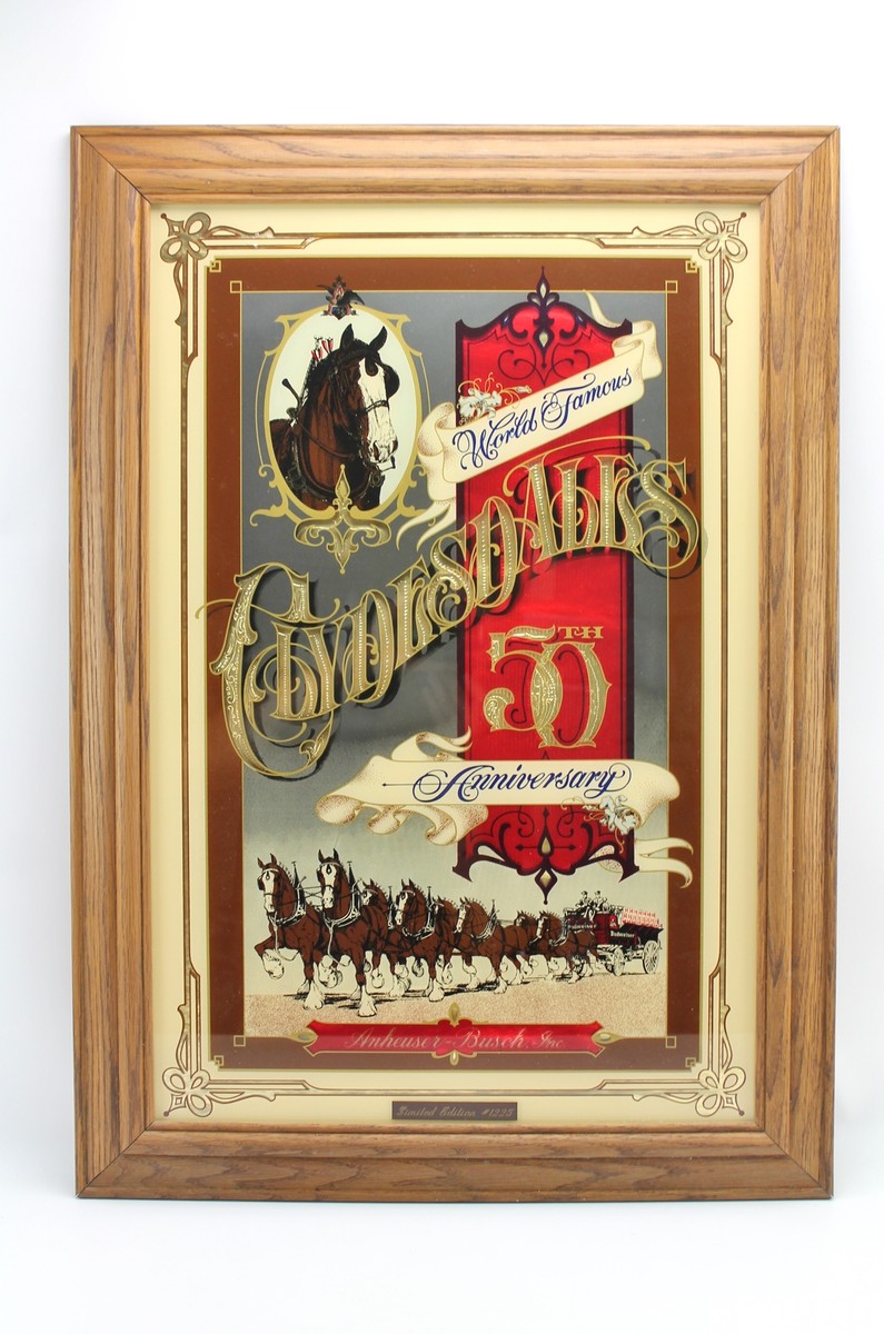 Budweiser Limited Ed #1225 Famous Clydesdale 50th Budweiser Limited Ed #1225 Famous Clydesdale 50th