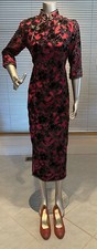 Unique Elegant Mother Of The Bride black/rose Dress XXL Chest 38 Waist 32