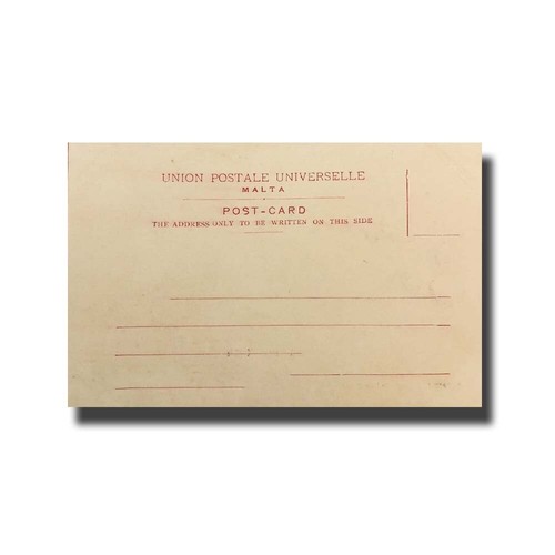 Postal de Malta G. Modiano Citta Vechia lado N 3436 UPU sin usar parte posterior indivisa - Imagen 2 de 2