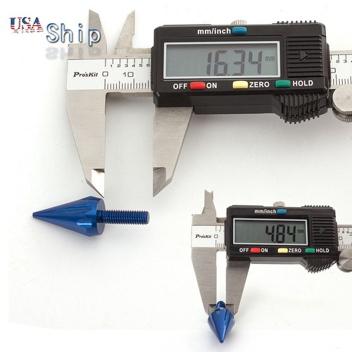 Kit de tornillos de clavo para parabrisas azul para motocicleta M5 tuerca crucero CNC - Imagen 6 de 8