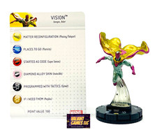 Marvel Heroclix Vision 011 w/ Card Age of Ultron Movie Set