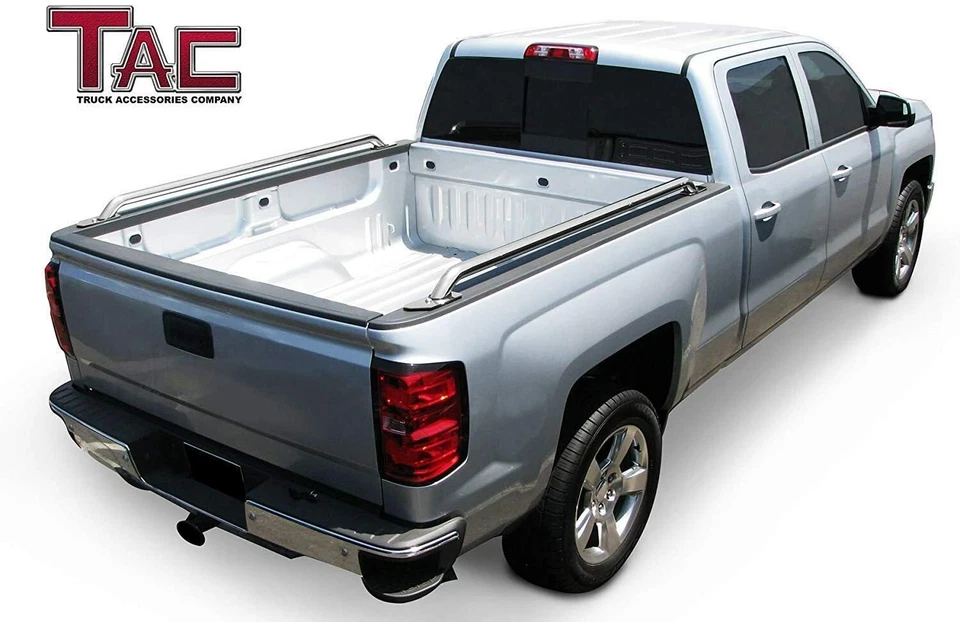 For 80-03 Ford F150 / 99-16 F250-550 6.5' Standard Bed Truck Side Rails 304 S/S — 第 2/4 张图片