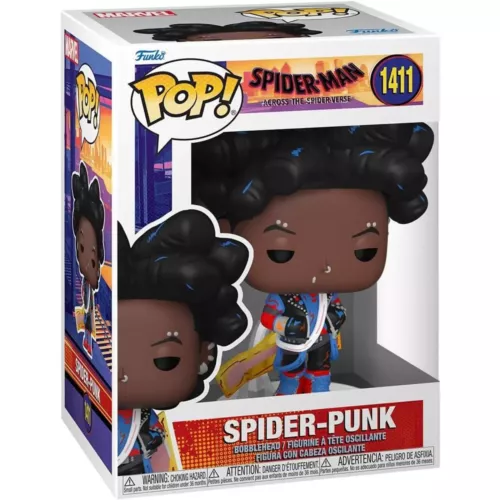 Spider-Man Across the Spider-Verse Spider-Punk Unmasked Funko Pop! BNIB MINT NEW
