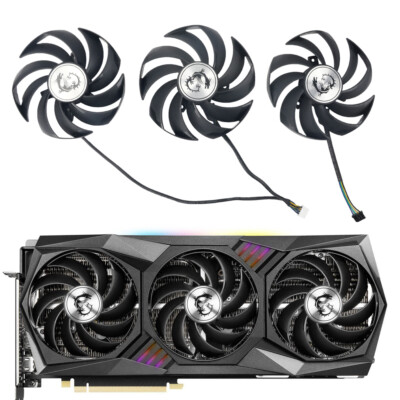 PLD09210S12HH Graphics Card Fan For MSI RTX 3060 3070 Ti 3080 3090 Gaming Trio