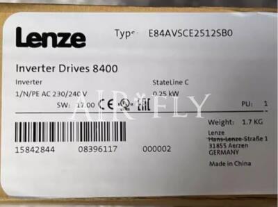 1PC LENZE E84AVSCE2512SB0 FREQUENCY INVERTER New
