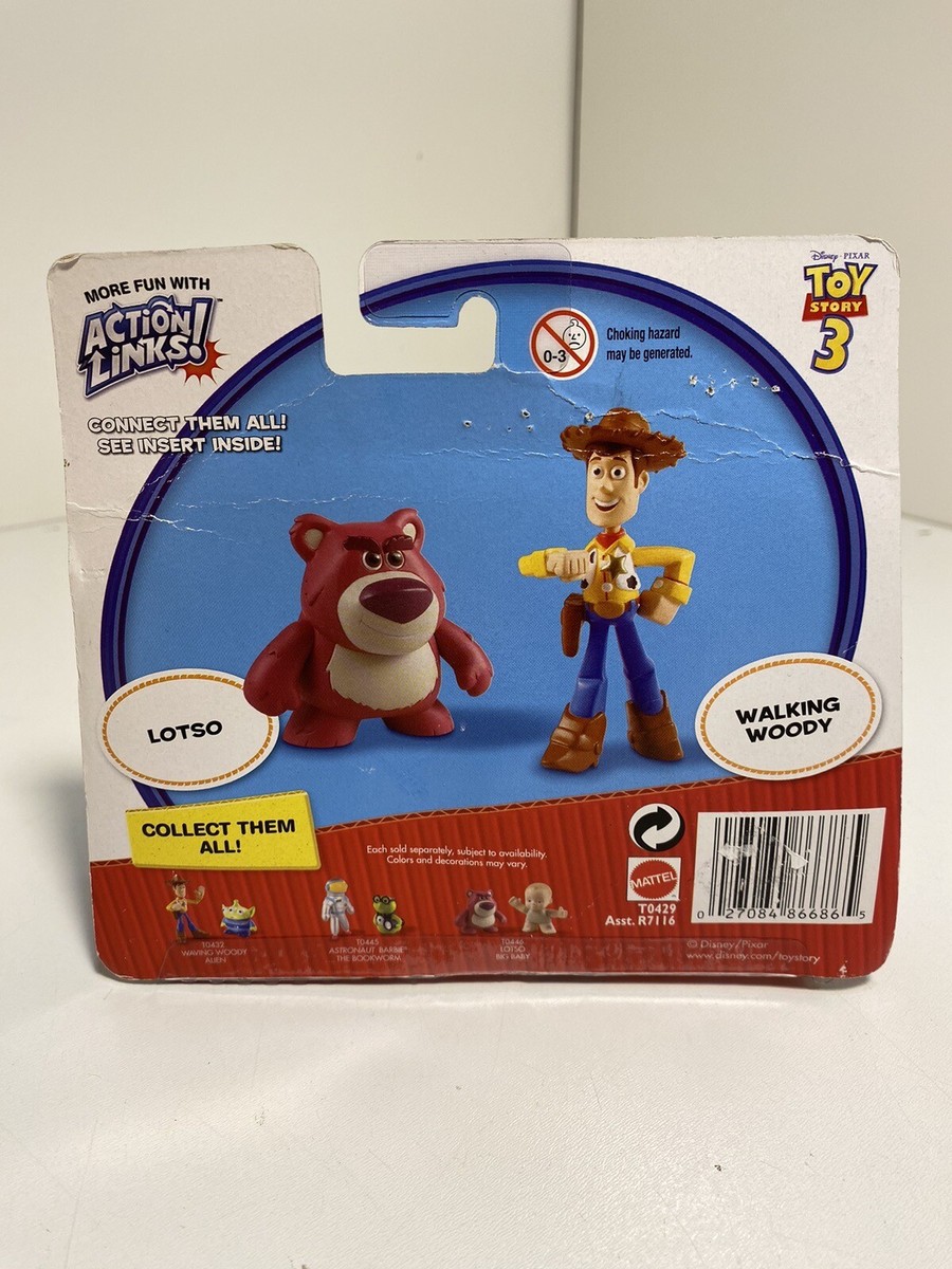 Disney Pixar Toy Story Buddy Pack Lotso Walking Woody New