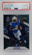 Josh Palmer Chargers 2021 Phoenix Celestial Rookie Card #124 PSA 10 Gem Mint