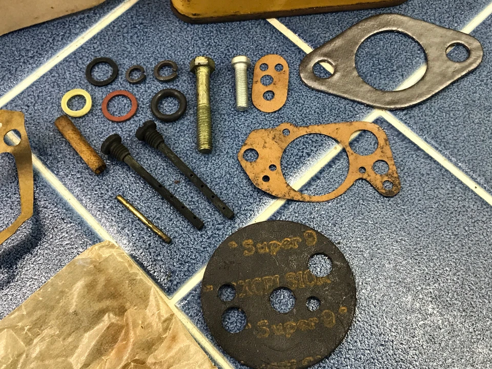 KIT DE SERVICIO DE RECONSTRUCCIÓN CARBURADOR SOLEX RENAULT DAUPHINE 28 IDT NUEVO DE STOCK Original Foto 4 de 4