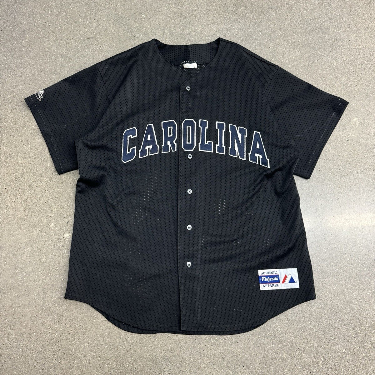 Vintage Majestic Carolina UNC Tar Heels Mesh 80s 90s Baseball