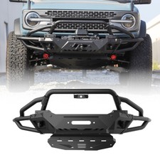 2021-2026 Front Bumper Protector Textured Steel Assembly For Ford Bronco