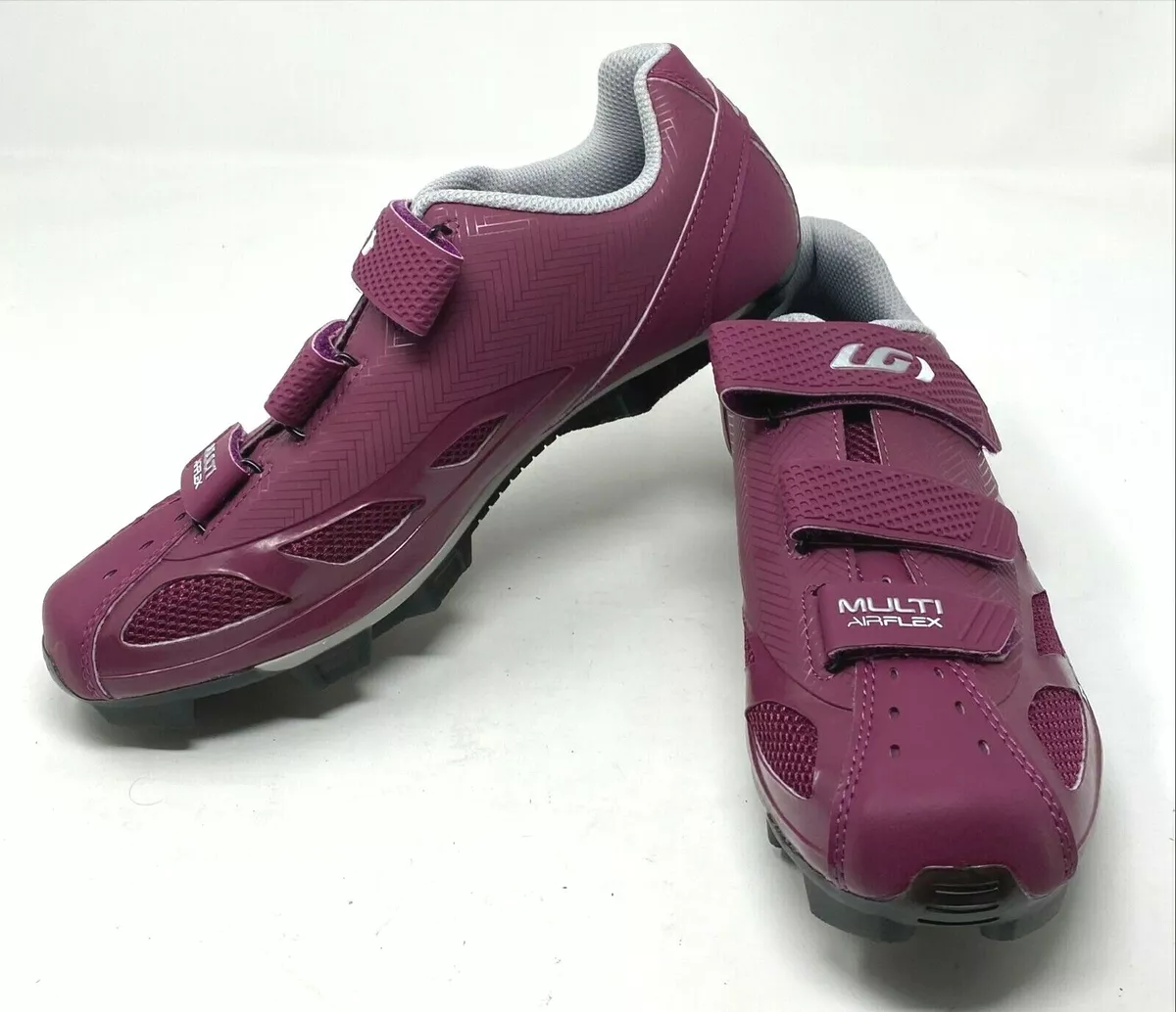 LOUIS GARNEAU Cycling Shoes WOMENS MULTI AIR FLEX HRS-80 MAGENTA/DRIZZLE SZ  41