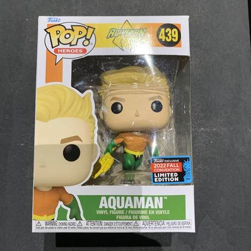 Funko Pop! Heroes: Aquaman #439 Fall Convention Limited Edition Exclusive DC
