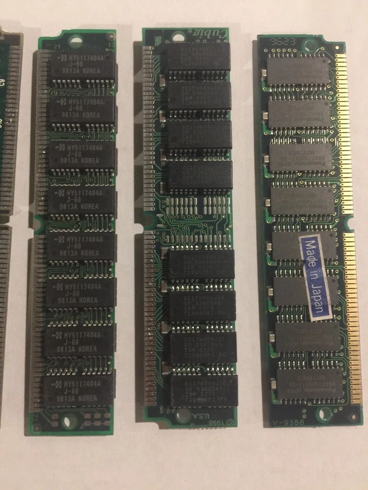 64MB (2 x 32MB) Pair 72-Pin 8Mx32 60ns EDO SIMM Memory WARRANTY 2 pcs - Image 4 of 4