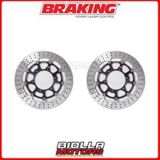 KIT DISCHI FRENO ANTERIORE BRAKING SUZUKI GSX R 1000 2012 - [FLOTTANTE] 2xSTX101