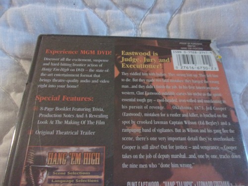 A FISTFUL OF DOLLARS HANG 'EM HIGH THE GOOD BAD AND UGLY DVD LOT CLINT EASTWOOD - Picture 8 of 17