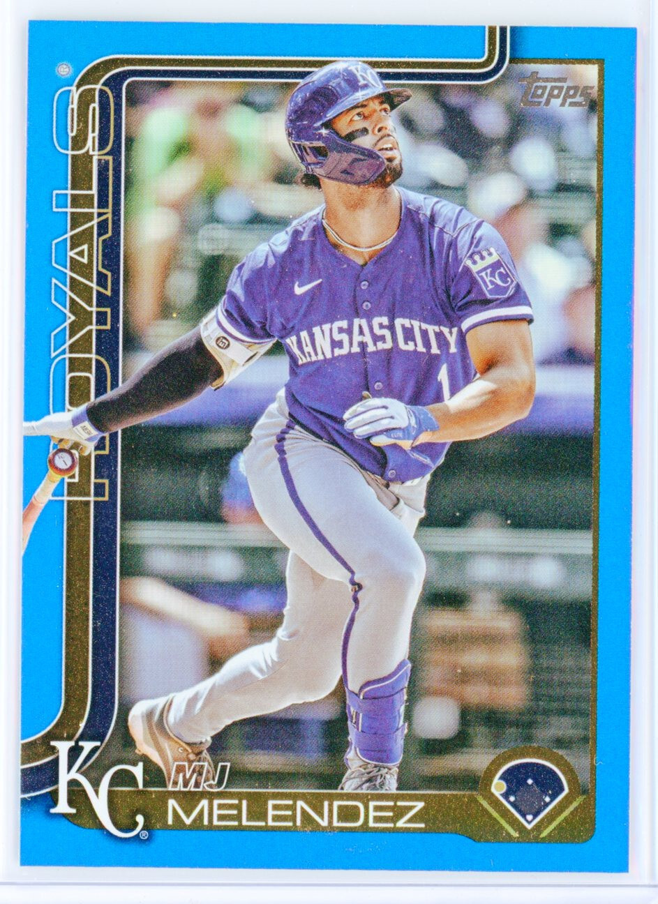 2025 Topps Series 2 MJ Melendez #536 Royal Blue Foil /150 Color Match Parallel